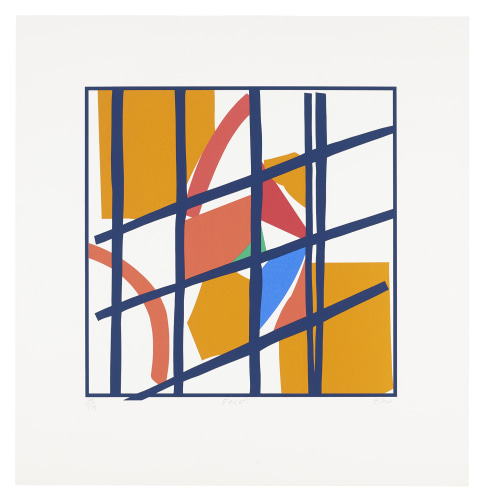 Sandra Blow, Orange & Red Facets , 2003