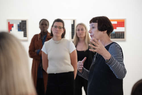 Cornelia Parker at Frith Street Gallery, June 2025.