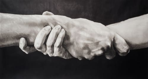 Qu Leilei 曲磊磊 Synergy, 2017 Ink on paper 紙上水墨 92 x 169cm