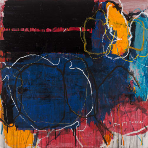 Tan Ping 譚平 闖入者, 2020 Acrylic on Canvas