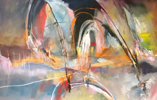 Winter Rusiloski Aurora's Return, 2017 Oil on canvas 48 x 72"