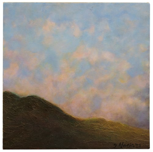 Sue Martin Boundless, 2025 Oil pigment and mixed media on canvas 40 x 40 cm