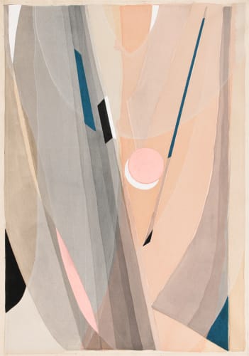 Christine Kwon Santa Fe Summer (No. 6), 2025 Acrylic on unprimed canvas 42" x 30"