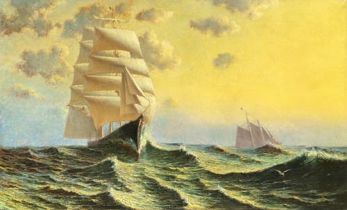 Frederick Mortimer Lamb, Taking on a Pilot, 1905