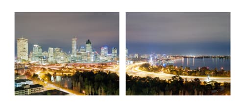 David Stephenson Perth from Kings Park, 2009 pigment print on cotton rag paper 43.2 x 96.5 cm (paper size)