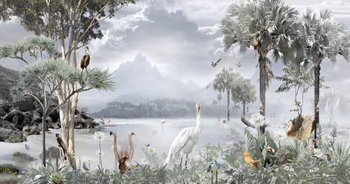 Valerie Sparks Le Vol 1 Allusion & Illusion , 2019 pigment print fine art print: 110 x 220cm (paper size) customisable wallpaper: 240 x 400cm (base size) edition of 8 plus 2 artist's proofs