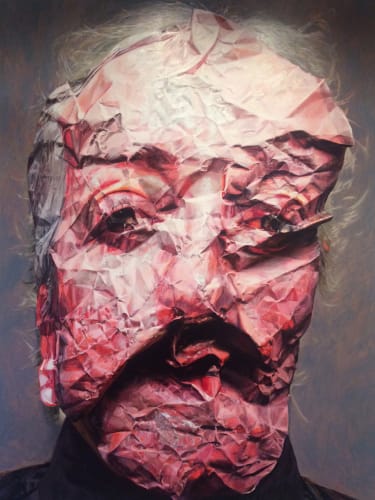 Amanda Davies Crushes - self portrait, 2019 oil on linen 40 x 30 cm