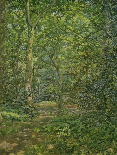 PATRICK SYMONS, Oak Arch, Sunny Morning, Wimbledon Common