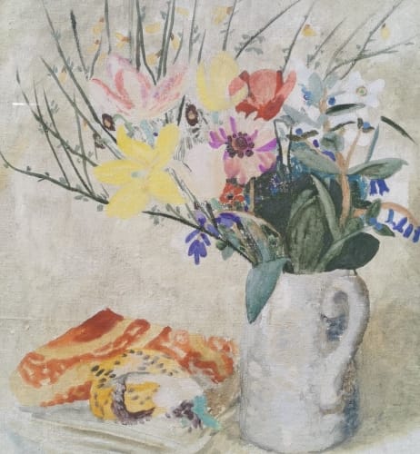 WINIFRED NICHOLSON, Meadow Cranesbill and Broom, circa 1928