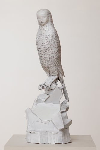 Claire Curneen Siren, 2022 Tin glazed terracotta 63h x 23w x 23d cm