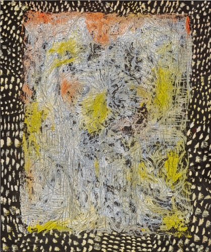 Peter Campbell Austere Fella, 2021 acrylic and oil on panel 24 x 20 in. 61 x 50.8 cm