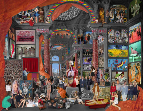 Lluís Barba Gallery of Views of Modern Rome. Giovanni Paolo Pannini, 2012 C-Type Print, Diasec Mounted 116.1 x 150 cm 45 3/4 x 59 1/8 in. edition of 6 plus 2 artist's proofs