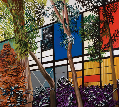 Eames Psychedelic Seasons Remix (painted whilst listening to Forever Changes by Love), 2008 Oil on canvas 231 x 264 cm