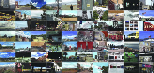 AKA: After Kafka's Amerika, 2000 - present Acrylic on wood panel Installation of 365 paintings, each 16 x 11 cm