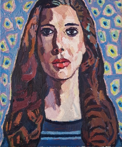 Meirion Ginsberg, Portread a Gwallt Hir, 2025