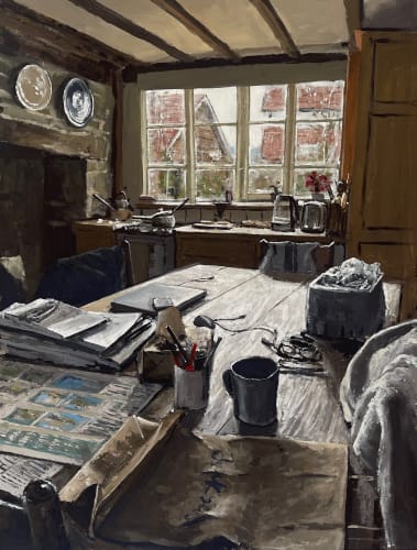 Matthew Wood, The Cresswells | Kitchen Window with Table, 2025