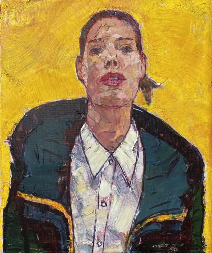 Meirion Ginsberg, Dynas a Siaced | Woman and Jacket, 2024