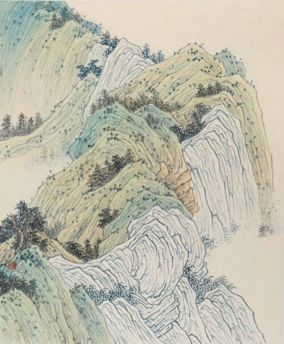 Yau Wing Fung, Into-Distant Mountain II, 2024