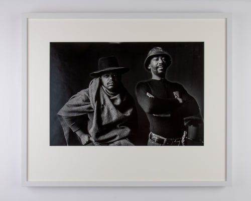 George Hallett A photograph for the family back home (Dumile Feni and Louis Moholo), London, 1971 Gelatin silver print 42,5 x 52,5 cm