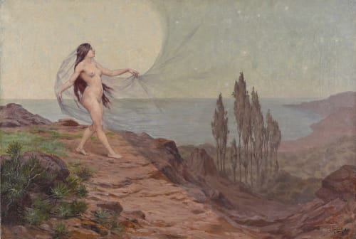 René-Charles-Edmond His, Le dévoilement de la nuit, Circa 1900