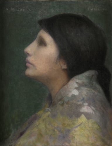 Albert Pike Lucas, Femme de profil, 1893