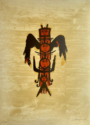 Wifredo Lam, El Último Viaje Del Buque Fantasma IX, 1976