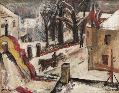 Wilhelm Thöny, Winterlandschaft, 1922/23