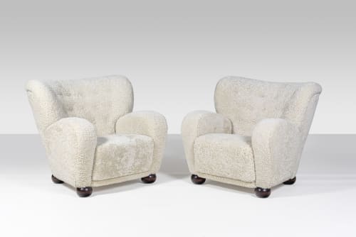 Märta Blomstedt, Pair of Lounge chairs, 1939