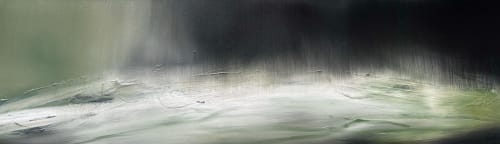 Ellis O’Connor Oil on canvas Dawn Approaches Unframed Size: 30 x 100 cm