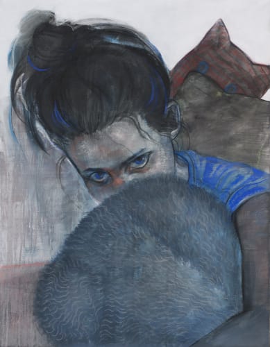 Irina Drozd GIFT • ПОДАРОК, 2016 Canvas, mixed media Холст, смешанная техника 150 x 115 cm 59 1/8 x 45 1/4 in Series: Я не хочу стареть