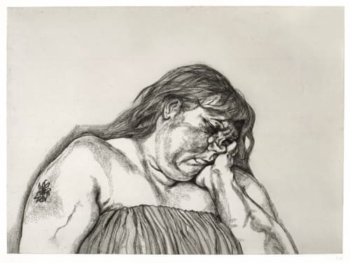 Lucian Freud, Woman with an Arm Tattoo (Hartley 54; Figura 40), 1996