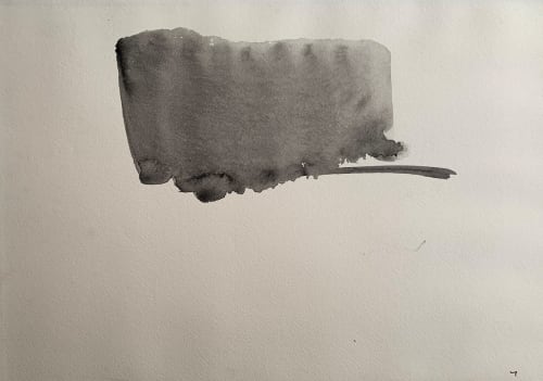 William Johnstone, Untitled Ink brush drawing, c.1970