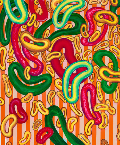 Dewey Crumpler, Beige Pop, 2022