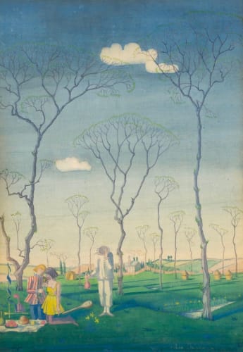 Allan Gwynne-Jones, A Picnic Party, 1914