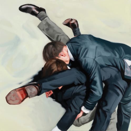 Peter Rothmeier Ravn Construction, 2023 Oil on canvas 100 x 100 cm 39 3/8 x 39 3/8 in