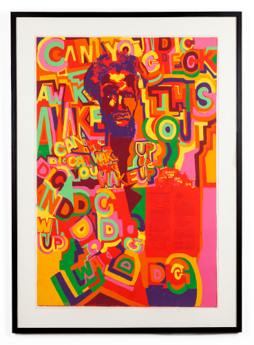 Gerald Williams Wake Up , 1971 Screenprint on wove paper 42 x 28 in 106.7 x 71.1 cm