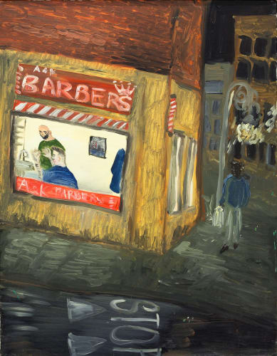 Kathy Tynan We Agreed on Different Dreams , 2024 oil on canvas (framed) 47 x 37 cm