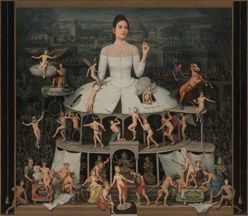 Alan Macdonald Euphorus, 2023 oil on linen 178cm x 203cm (195cm x 220cm framed)