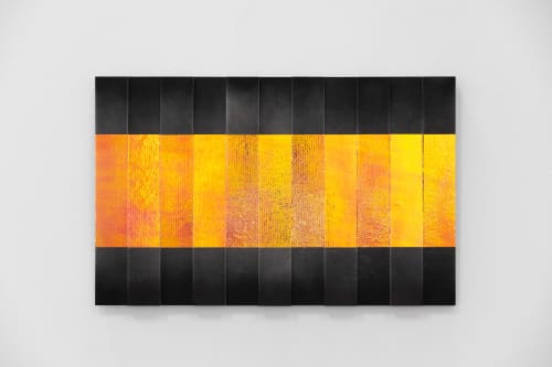 Nathaniel Rackowe PT011, 2021 Coretex GRP, dichroic film, paint, MDF 70 x 110 x 5 cm 27 1/2 x 43 1/4 x 2 in