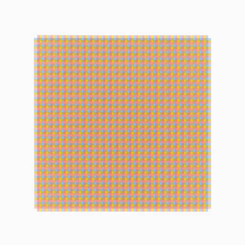 Nicole Phungrasamee Fein 妮可·蓬格拉萨米·费恩, 21.09.08.01 Pyrrol Red Cadmium Yellow Deep Hue Cobalt Blue 21.09.08.01 像素红 深色镉黄 钴蓝, 2021