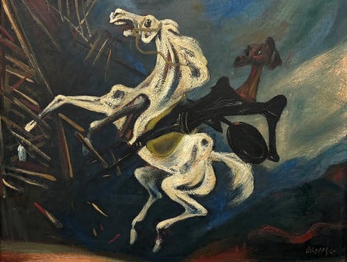 William Gropper, Don Quixote at the Windmill, circa 1943