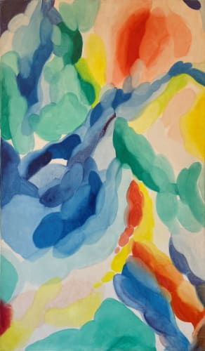 Alice Baber, Lavender Sweep, 1973