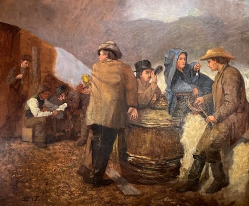 Eastman Johnson, A Sly Drink at the Camp, 1861-65