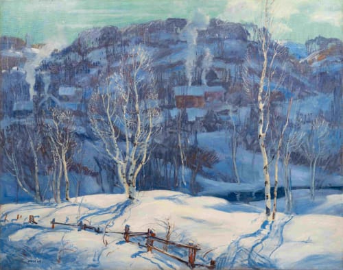 Jonas Lie, Frosty Morning, 1923