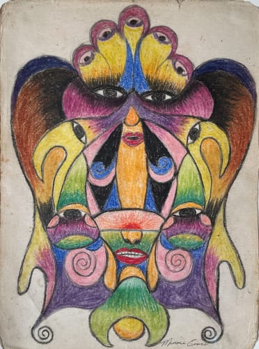 Minnie Evans, Untitled, circa 1960