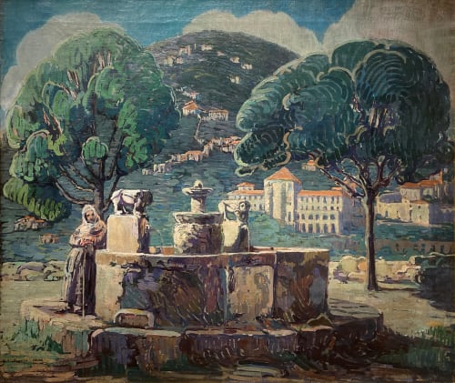 Mary Elizabeth Price, Byzantine Fountain, Italy, 1921