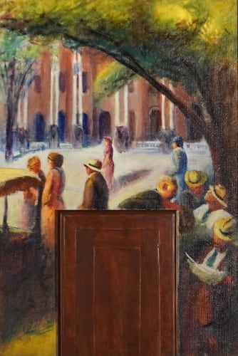 Guy Pene du Bois, Study for Saratoga in the Racing Season, 1936