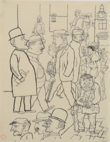George Grosz, Auf der Strasse (In the Street), 1922
