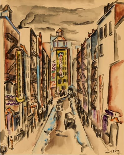 Ernest Fiene, China Town, 1925