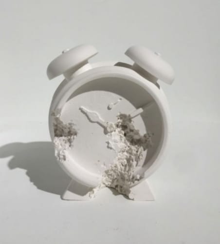 Daniel Arsham, Future Relic 03-Alarm Clock, 2015